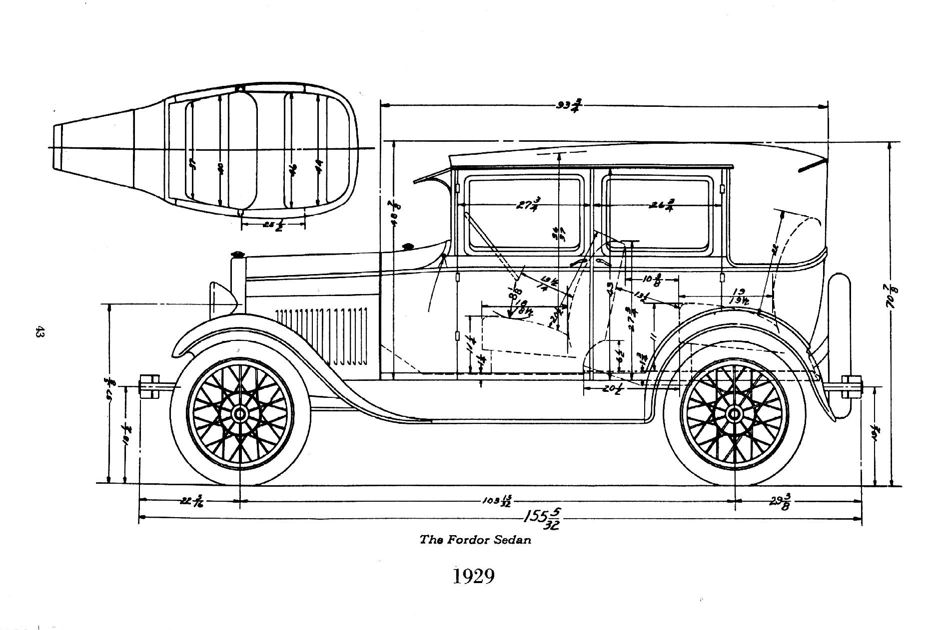 Ford model a chassis specs