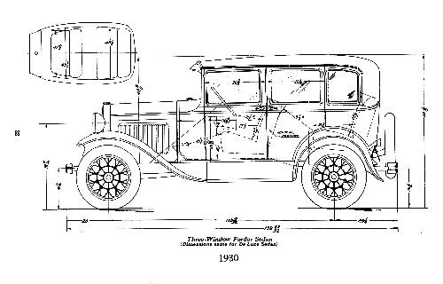 30-31 3-Window Fordor Sedan