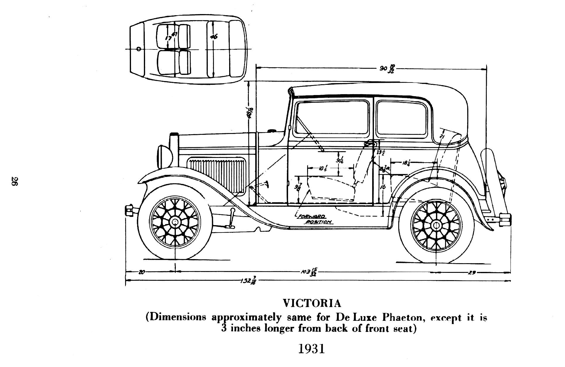 31 Ford frame dimensions #9